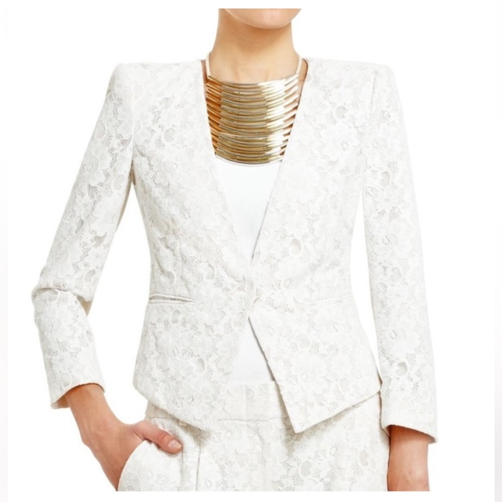 BCBGMaxAzria Lace Blazer Set